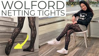 Layering Wolford Tights On Nude Pantyhose Fishnet Nylons Review Hosiery Stockings Feet Soles Toes [upl. by Singhal395]