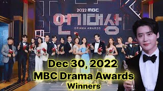 MBC Drama Awards 2022 Winners [upl. by Berny]