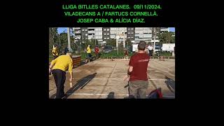 LLIGA BITLLES CATALANES 09122024VILADECANS A FARTUCS CORNELLÀ J CABAA [upl. by Aryad422]