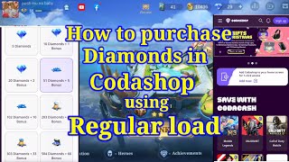 How to purchase diamonds using regular loadMobile Legend 2022 [upl. by Euqor]