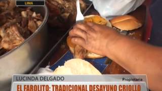 El farolito tradicional desayuno criollo [upl. by Iahs]