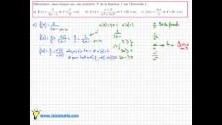 Primitive dune fonction  Trouver une primitive dun quotient  Exercice type Bac très important [upl. by Oinota]