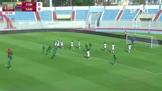 Youssouf MChangama Goal  Comoro vs Gambia 11 Goals ResultsHighlights Africa Cup of Nations [upl. by Haraj]