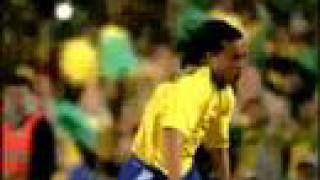 Portugal vs Brazil with Ronaldinho´s Elastico in SlowMo [upl. by Bilow484]