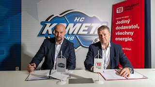 HC Kometa Brno a Teplárny Brno prodloužily úspěšnou spolupráci [upl. by Ajar]