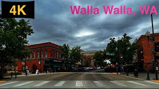 Downtown Walla Walla WA Driving Tour in Fall 2023 [upl. by Joell]