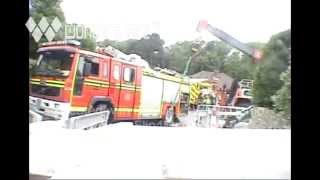 Fire Engine Crash Hampshire UK [upl. by Gervais973]