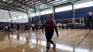 TAPPS Spikedown Tournament 2024 Faith West Academy Varsity Volleyball vs All Saints Episcopal [upl. by Patrizius]