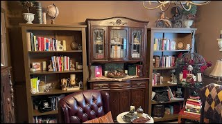 Fall Decor in Home Library 2024 [upl. by Sivatco]