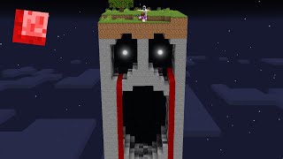 Minecraft But Its One Nightmare Chunk [upl. by Jourdan]