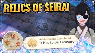 Relics of Seirai Puzzle Guide Genshin Impact It Has to be Treasured Achievement FREE 55 PRIMOGEMS [upl. by Candie]