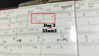 Voltage drop calculation with a slide rule [upl. by Kohn238]