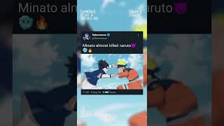 Minato almost killed naruto  subscribee [upl. by Nylla]