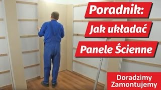 Poradnik montażowy Panele ścienne jak montować pokazuje fachowiec Vox remont [upl. by Mehsah682]