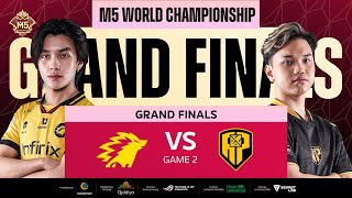 FIL M5 World Championship  Grand Finals  ONIC vs APBR  Game 2 [upl. by Vershen447]