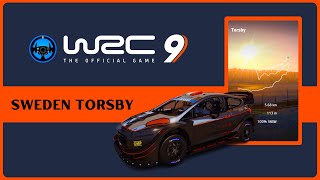 WRC 9 Sweden Torsby Gameplay  Ford Fiesta [upl. by Adalia]