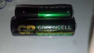 GP GreenCell Extra Heavy Duty 15G AA R6 2 pack [upl. by Ihcekn]