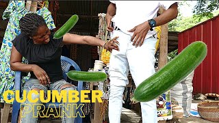 cucumber🥒prank Ghana🇬🇭 PT3 irazytv MikeGotNoSauce cucumber ghana prank funny Zfancy [upl. by Kcire]