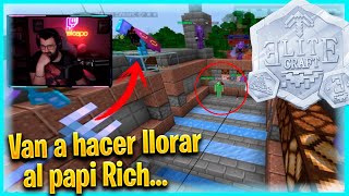 ¡ElRichMC EN0JADO  CABR3ADO ¿Llora ELITECRAFT 3 MEJORES MOMENTOS  PermaElite [upl. by Lydie]