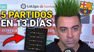 El Calendario del Barcelona es TERRORÍFICO  5 Partidos en 13 Días💀 [upl. by Eeleak]