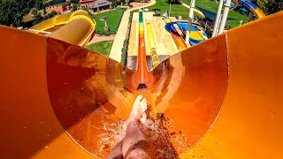 WAs FASTEST Water Slide The Wedgie at Outback Splash Perth [upl. by Ellenhoj]