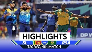 SL vs RSA Match Highlights Sri Lanka vs South Africa Match Highlights Full Match Highlights [upl. by Llerret]