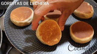 GORDITAS DE LECHERA LECHE CONDENSADA ESPONJOSAS RECETA FÁCIL [upl. by Ajnos]