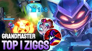 WILD RIFT ZIGGS  TOP 1 ZIGGS GAMEPLAY  GRANDMASTER RANKED [upl. by Cirek]