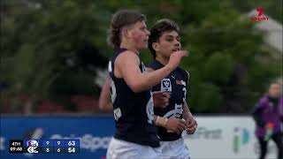 Jesse Motlop smart tap down to Cooper Lord sets up goal  VFL Round 16 2024 [upl. by Atnuahc479]