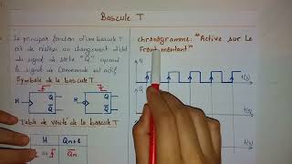 Logique séquentielle  Bascule T [upl. by Brandon]