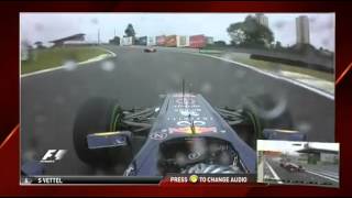 AllOnBoard Race Sebastian Vettel Brazil 2012 Part6 [upl. by Euqnom]