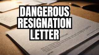 DID YOU KNOW THAT KEEPING A RESIGNATION LETTER IN YOUR DRAWER IS RISKY AND DANGEROUS [upl. by Raynell73]