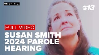 Susan Smith 2024 parole hearing FULL VIDEO [upl. by Kelda]