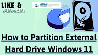 How to Partition External Hard Drive Windows 11 [upl. by Dachi]