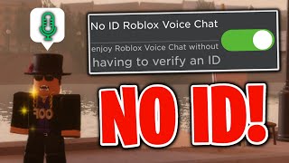 How To Get Voice Chat WITHOUT ID Roblox How To Enable Voice Chat With NO ID [upl. by Carilyn]