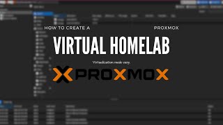 Virtual Homelab Using Proxmox  Part 1 [upl. by Aneeres]