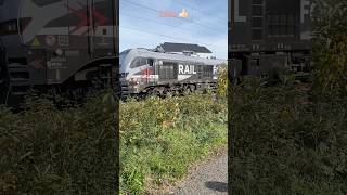 Ein Stadler Eurodual mit Containerzug fährt bei Schifferstadt Süd vorbei 🤩 likeandsubscribe [upl. by Myriam]