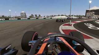 F1 2024 Last Corner Overtake in F2 Cars [upl. by Butta]