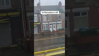 1st Ramadan in UK Or barish or sirf Barishramadan birmingham coventry uk studentlife [upl. by Ainoloppa775]