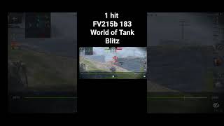 When Fv215b 183 gets ammo rack be like ☠ wotb worldoftankblitz shorts foryou [upl. by Ragen]