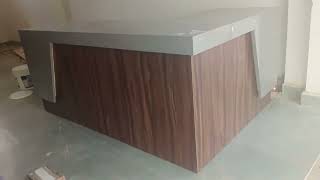 6×4 counter design  latest design shop counter plywood counter [upl. by Yakcm854]