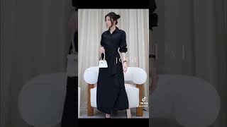 Fashion wanita 1 fashion outfit stitch viralvideo viralshorts [upl. by Athalee]