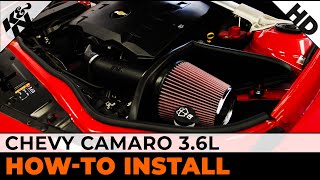 Chevy Camaro 36L 694523TP Air Intake Installation [upl. by Haggar642]