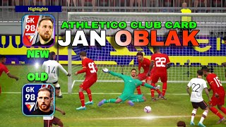 Testing Jan Oblak Atletico Madrid club selection card efootball 2023 mobile [upl. by Aldwin]