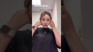 How to deal with Double Chin with MediAnswer Collagen Liftup Band [upl. by Grannias]