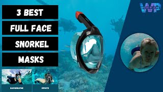 The 3 Best Full Face Snorkel Masks In 2023 [upl. by Leirol]