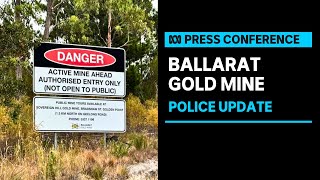 IN FULL Police update on the deadly Ballarat Gold Mine rockfall incident  ABC News [upl. by Mialliw787]