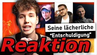 Der ist gefährlich Torik  Das schlechteste Entschuldigungsvideo auf YouTube MeinungenTV reagiert [upl. by Lehte]