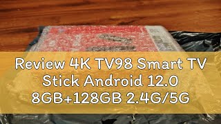 Review 4K TV98 Smart TV Stick Android 120 8GB128GB 24G5GWIFI Rockchip 3228A Mini TV Box [upl. by Dewar886]