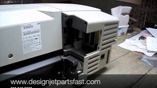 DesignJet 500 covers removal [upl. by Edroi136]